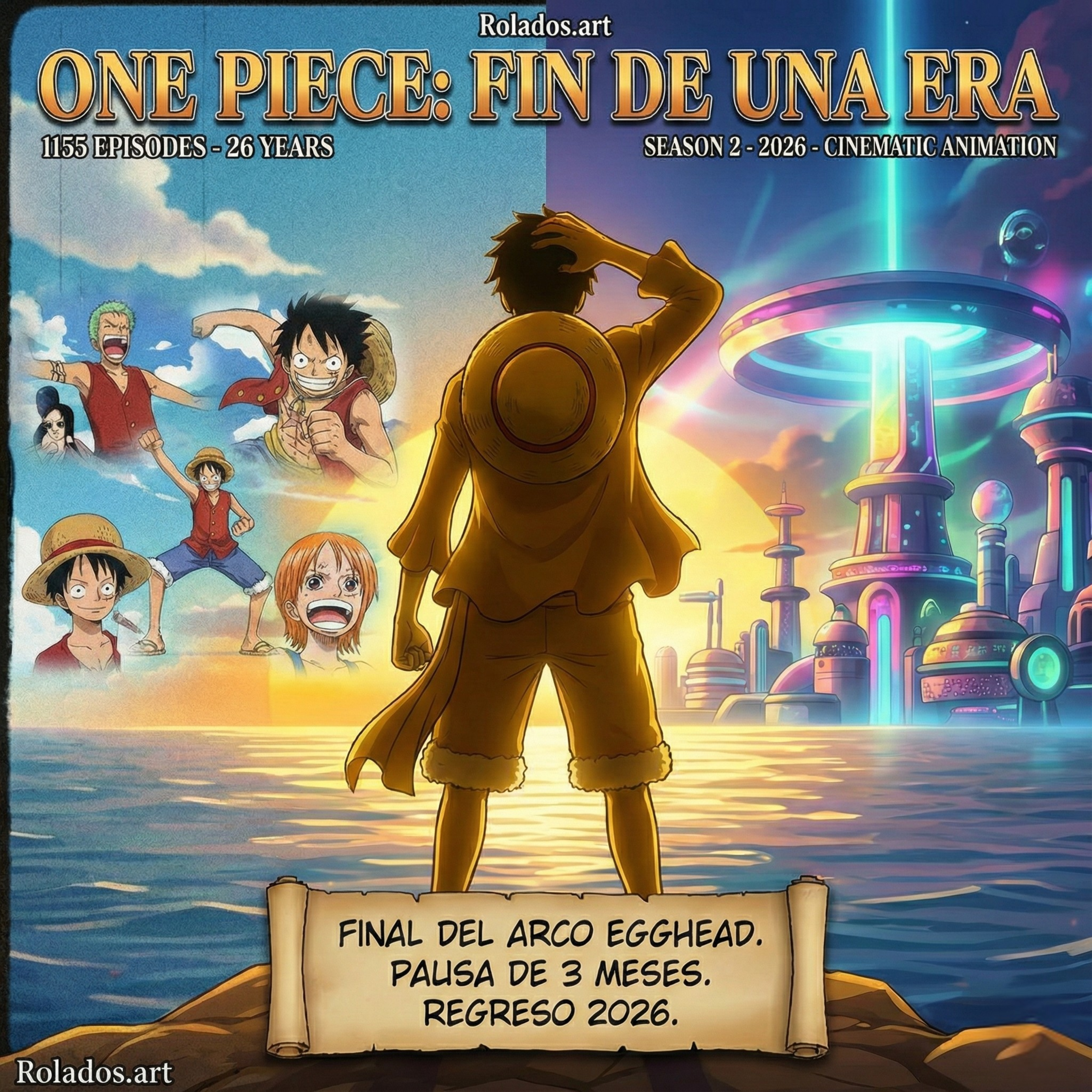 ONE PIECE CONCLUYE SU 1RA TEMPORADA EN 26 AÑOS